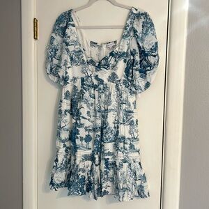 Blue and White Giana Bini dress